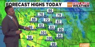 Heat peaks today, cool relief on the way
