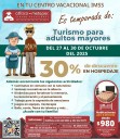 Impulsa IMSS Hidalgo turismo social para personas mayores con destino al Centro Vacacional Atlixco