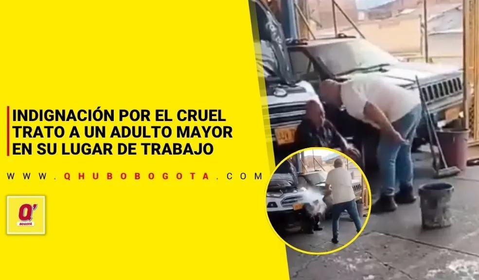 Indignación por cruel trato a un adulto mayor en su lugar de trabajo