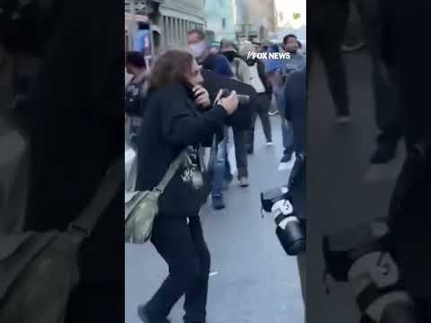 CANAL STREET CLASH: Tensions erupt in NYC as protesters confront ICE agents