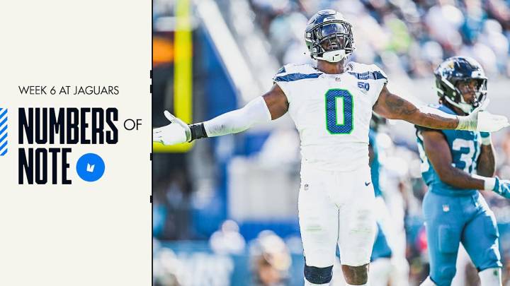12 Numbers Of Note From The Seahawks' Week 6 Win In Jacksonville
