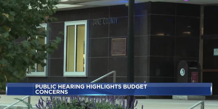 Dane County Public Hearing highlights budget concerns