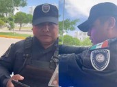 Policía acorrala a joven para quitarle el celular en Playa del Carmen