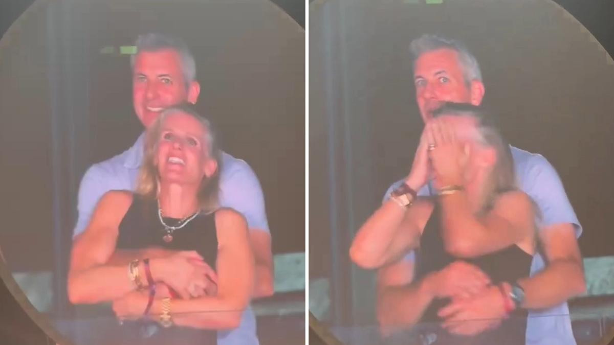 Coldplay kiss cam: Former astronomer CEO Andy Byron and wife Megan seen together for first time since scandal