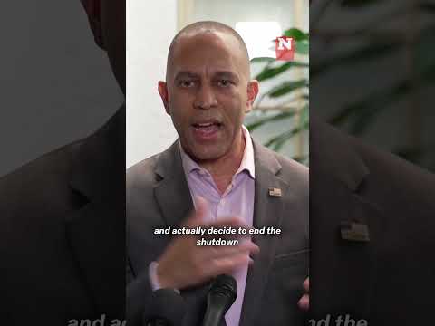 Hakeem Jeffries Slams Government Shutdown, Tells Trump To 'Get Off Golf Courses'