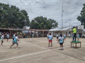 Vaso de Leche inicia campeonato de vóley en La Banda de Shilcayo