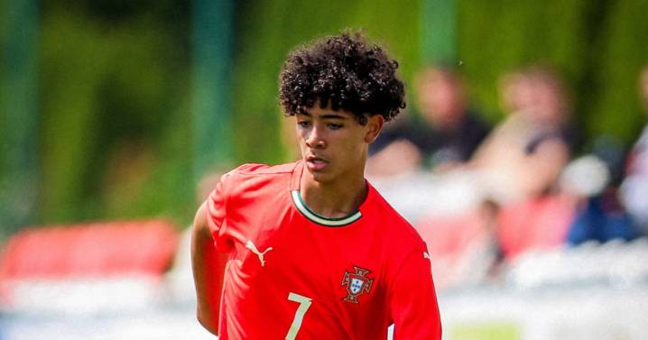Cristiano Ronaldo Jr. debuta oficialmente con la selección de Portugal Sub 16