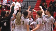 Waubonsie Valley girls volleyball delivers a two set win over Andrew in the regional semis