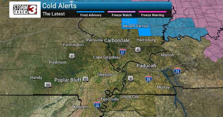 Chilly Nights With Frost In Some Areas