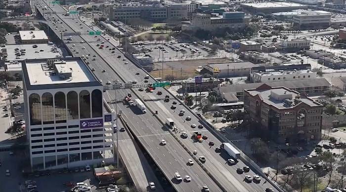 Downtown construction shifts to I-35 southbound after work clears on northbound lanes
