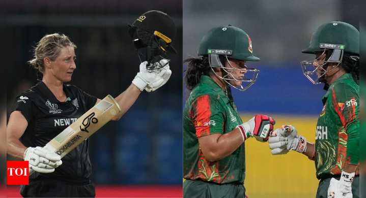 New Zealand Women 38/2 in 10.5 Overs | Bangladesh vs New Zealand Live Score, Women's World Cup 2025: New Zealand women opt to bat against Bangladesh  - The Times of India
