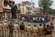 Gwalior Gripped By Ambedkar Statue Row; Schools Shut, Section 163 Imposed Amid Tensions