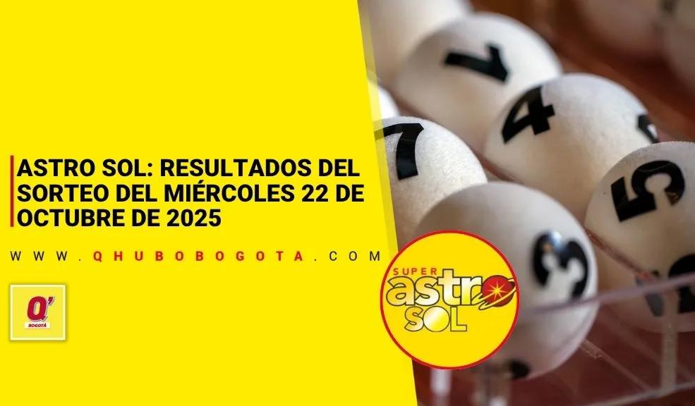 Astro Sol: resultados del sorteo del miércoles 22 de octubre