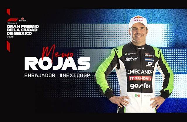 Memo Rojas Jr. es nombrado embajador del México GP 2025