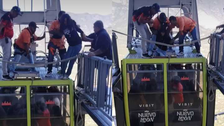 Rescatan a Visitantes que Quedaron Atrapados en Teleférico de las Grutas de García, Nuevo León
