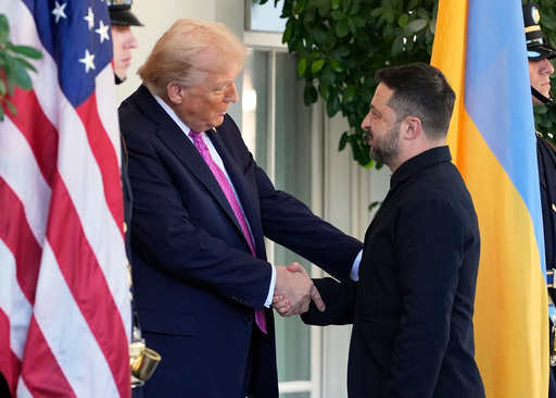 Trump and Zelenskyy hold talks, with US leader showing hesitance to send Kyiv Tomahawk missiles