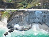Hwy. 1 overnight closure at Rocky Creek marks start of demobilization