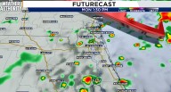 Warm and stormy Monday with highs near 80 before cooler days settle in
