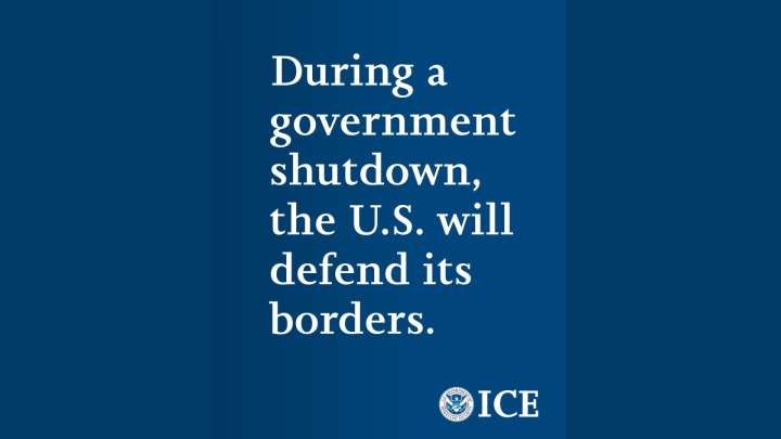 ‘NO CHANGE’: ICE refutes claims border enforcement will be relaxed amid government shutdown