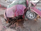 Ebrio resulta lesionado tras chocar contra un poste en el bulevar Revolución