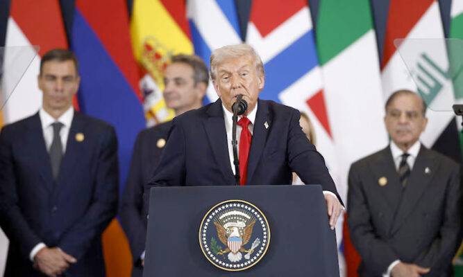 Trump encabezó la firma del acuerdo con Egipto, Qatar y  Turquía para poner fin a la guerra en Gaza: “Tenemos paz”