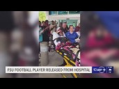 FSU football player who was shot is released from hospital