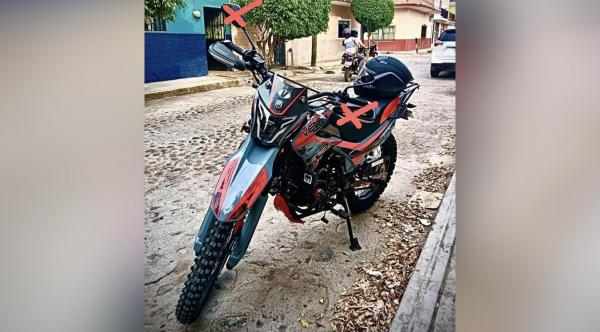 Amantes de lo ajeno se roban moto en San Vicente