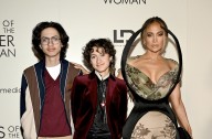 Hijos de Jennifer López y Marc Anthony en alfombra roja