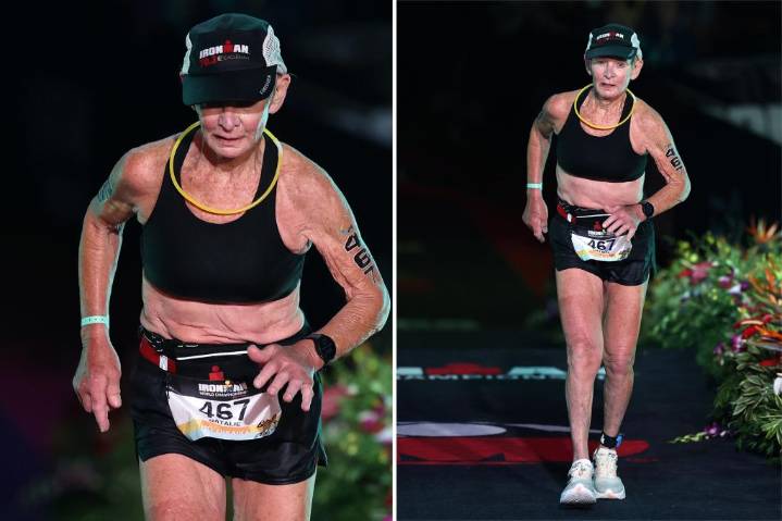 NJ grandma, 80, completes Ironman World Championship
