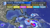 Tropical weather update 2025: Tropical Storm Melissa forms in the Caribbean