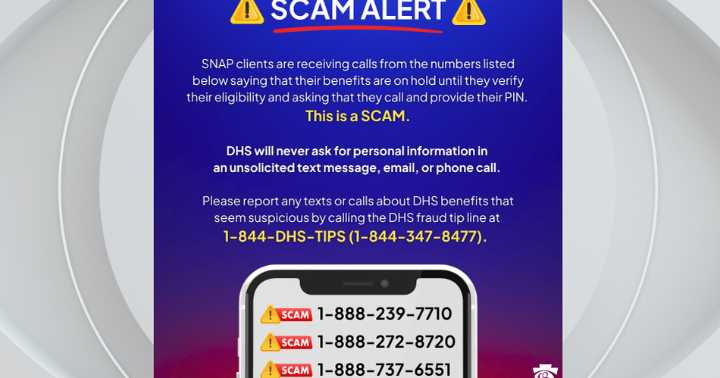 Scam alert issued for Pennsylvania SNAP users