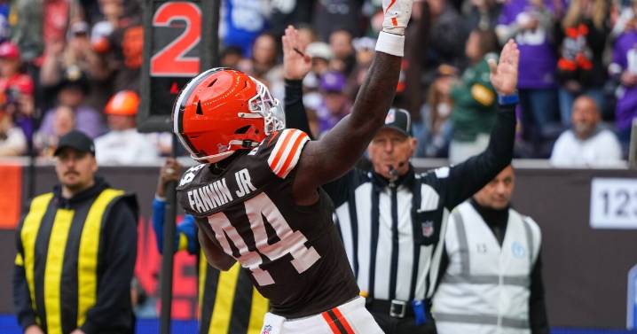 Watch Canton native, Browns TE Harold Fannin Jr. score first NFL touchdown