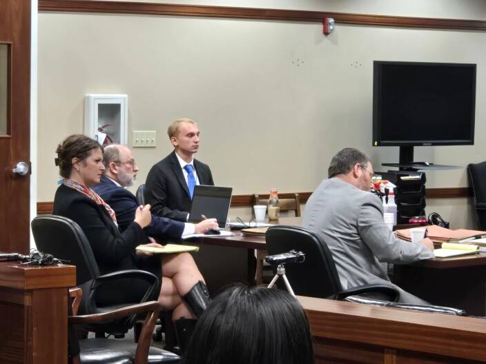 Jury finds Roebling protest journalist guilty of 1 misdemeanor, not guilty of 3 others