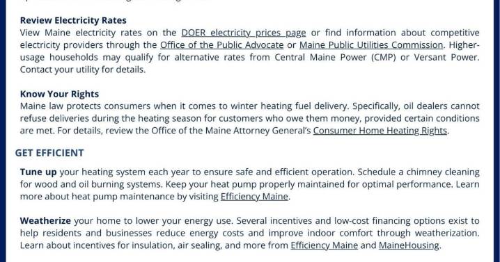 Winter Heating Guide released