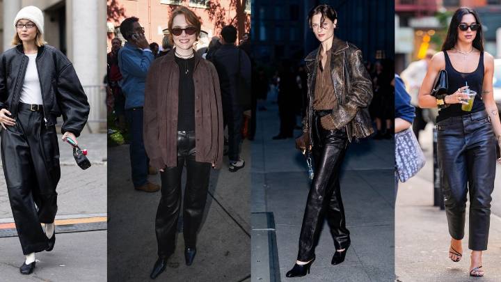 Leather Pants Is This Fall’s Celeb Must