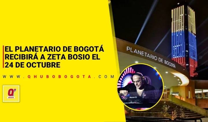 El Planetario de Bogotá recibirá a Zeta Bosio el 24 de octubre - Noticias de Bogotá y Cundinamarca