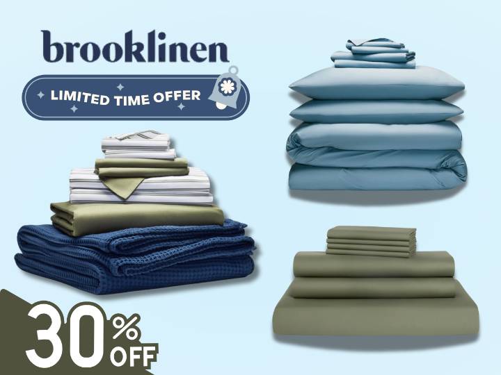 Brooklinen’s offering up to 30% off luxe, bestselling sheet sets for just 48 hours