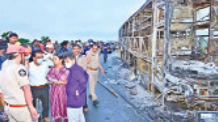 Cops arrest ill-fated bus driver; probe underway