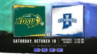 Live at 11:50 a.m.: North Dakota State Bison football vs. Indiana State Sycamores on WDAY