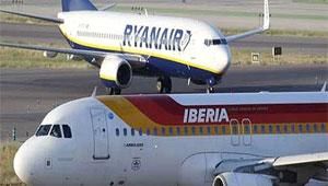 Iberia vs Ryanair, amistosa competencia