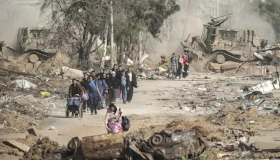 Israeli strikes kill dozens in Gaza as Hamas considers its response to Trump’s peace proposal