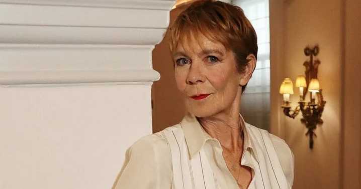 BBC Traitors Celia Imrie's trendy high-street two-piece is perfect for the office or Christmas parties
