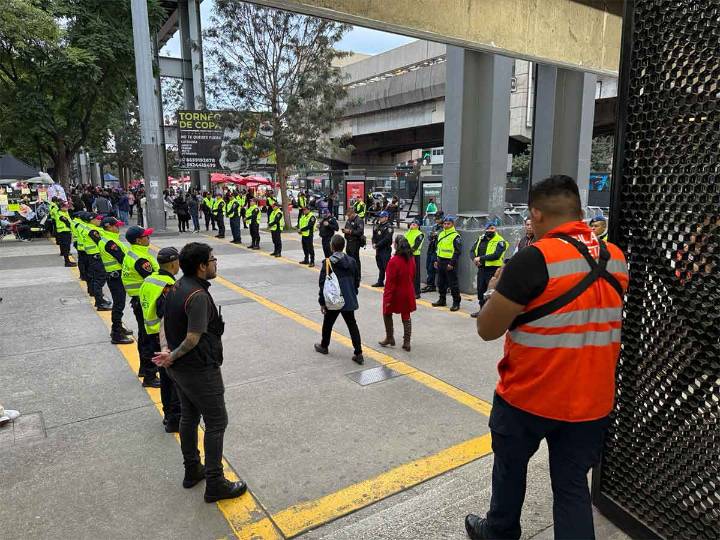 Metro CDMX: Refuerzan seguridad en Línea 9 por la F1