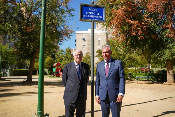 Abel Moreno entra en el callejero sevillano con un parque en Nervión