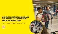 Agreden a músico colombiano que tocaba vallenato en el metro de Nueva York