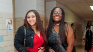William Penn High School students arrive at their homecoming dance