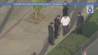 Motorcyclist in custody after pursuit with L.A. police