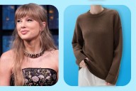 Taylor Swift’s Fall Layer Looks Like This $50 Cashmere Sweater at Amazon