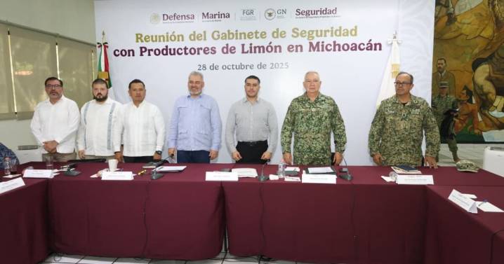 Gabinete de seguridad se traslada a Apatzingán tras asesinato de líder limonero