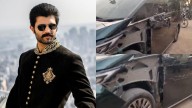 Vijay Deverakonda Meets With Car Accident Near Hyderabad; Visuals Of Damaged Car Surface